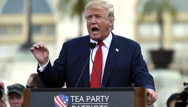 Republican Presidential candidate Donald Trump speaks during a rally opposing the Iran nuclear deal outside the Capitol in Washington, Wednesday, Sept. 9, 2015. (AP File Photo) Republican Presidential candidate Donald Trump speaks during a rally opposing the Iran nuclear deal outside the Capitol in Washington, Wednesday, Sept. 9, 2015. (AP File Photo)