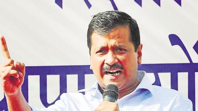 Arvind Kejriwal said he was trying to end corruption through his remarks and that the EC can publicise his statement to deal with bribery and corruption during elections.(PTI File Photo)