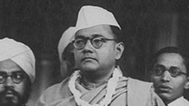 An archival image of Netaji Subhas Chandra Bose.