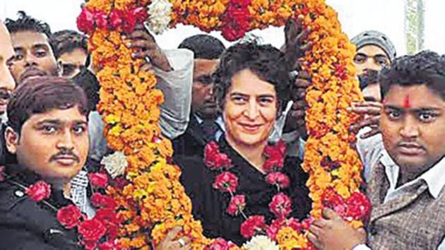 Although Priyanka Gandhi Vadra keeps an eye on the process of selection of candidates across UP, she takes personal interest in the selection of candidates for Rae Bareli and Amethi. (HT File Photo) Although Priyanka Gandhi Vadra keeps an eye on the process of selection of candidates across UP, she takes personal interest in the selection of candidates for Rae Bareli and Amethi. (HT File Photo)
