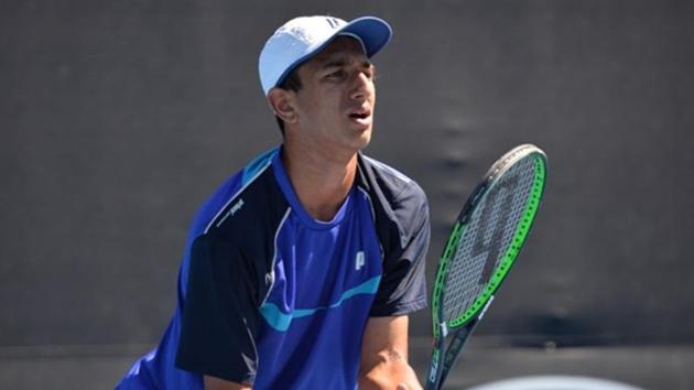 Ajeet Rai became the first Indian origin player to represent New Zealand in the junior category of the Australian Open. He however lost in both singles and doubles events.(HT Photo)