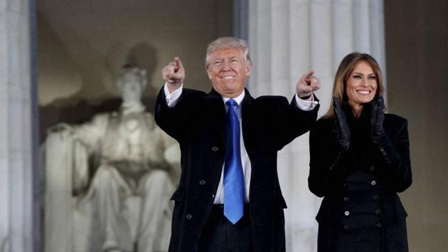 Then president-elect Donald Trump and his wife Melania Trump at the Lincoln Memorial, January 19, 2017 (AP) Then president-elect Donald Trump and his wife Melania Trump at the Lincoln Memorial, January 19, 2017 (AP)