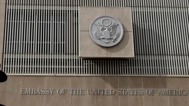 The US embassy in Tel Aviv, Israel. (Reuters photo)