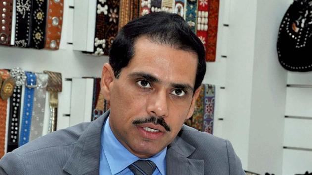 File photo of Robert Vadra, the son-in-law of Congress president Sonia Gandhi.(PTI Photo)