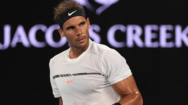 Rafael Nadal will face Milos Raonic in the quarterfinals of the Australian Open on Wednesday. (AFP) Rafael Nadal will face Milos Raonic in the quarterfinals of the Australian Open on Wednesday. (AFP)