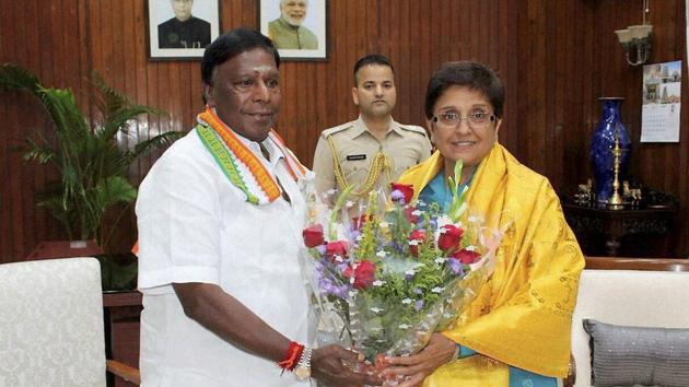 The issue of strained relations between Lt Governor Bedi and the V Narayanasamy ministry dominated the proceedings of Puducherry assembly on the opening day of the session. (PTI File Photo) The issue of strained relations between Lt Governor Bedi and the V Narayanasamy ministry dominated the proceedings of Puducherry assembly on the opening day of the session. (PTI File Photo)
