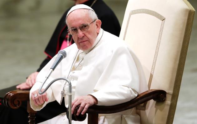 Pope Francis said people need to break the vicious circle of anxiety and stem the spiral of fear resulting from a constant focus on ‘bad news’.(Reuters File)