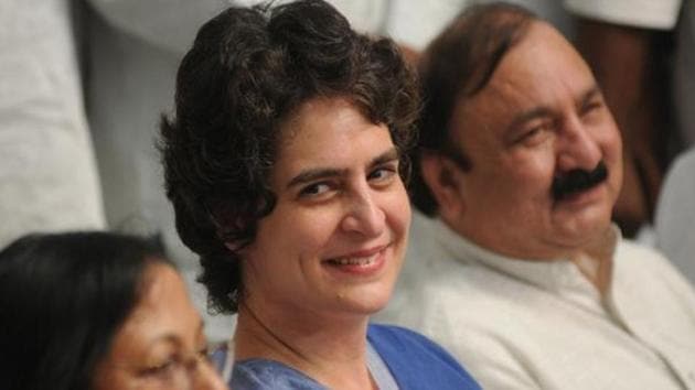 The Congress has named Priyanka Gandhi Vadra on its list of 40 star campaigners for the UP assembly election.(HT File Photo) The Congress has named Priyanka Gandhi Vadra on its list of 40 star campaigners for the UP assembly election.(HT File Photo)