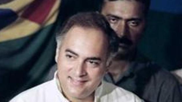 File photo of former Indian prime minister Rajiv Gandhi. File photo of former Indian prime minister Rajiv Gandhi.