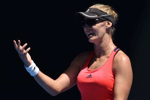 Serena will face Croatia's Mirjana Lucic-Baroni in the semi-final, who beat Karolina Pliskova  6-4, 3-6, 6-4 (AFP) 