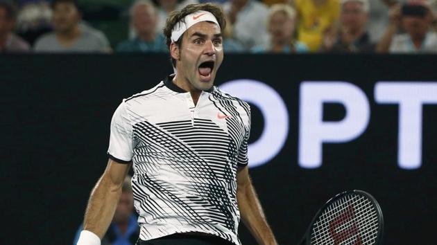 Roger Federer might be feeling a bit ‘sorry’ after posting an embarrassing video of Grigor Dimitrov singing as the Australian Open enters the final stages.(REUTERS)