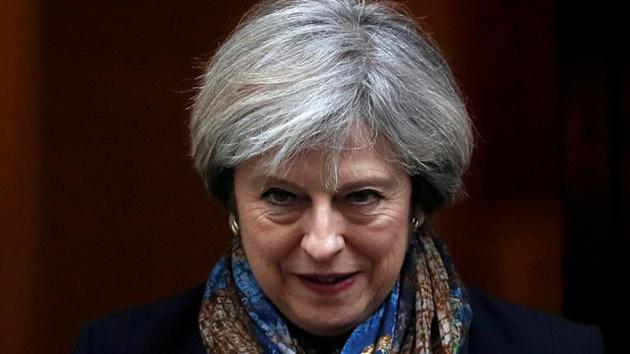 Britain's Prime Minister Theresa May leaves Number 10 Downing Street in London. (Reuters Photo) Britain's Prime Minister Theresa May leaves Number 10 Downing Street in London. (Reuters Photo)