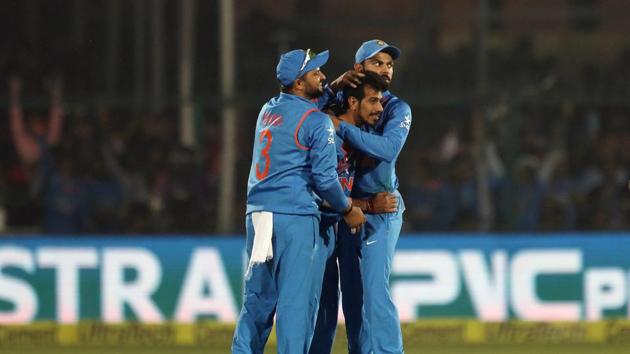 Yuzvendra Chahal was the pick of the bowlers as he finished with a match haul of 4-0-27-2. (BCCI)