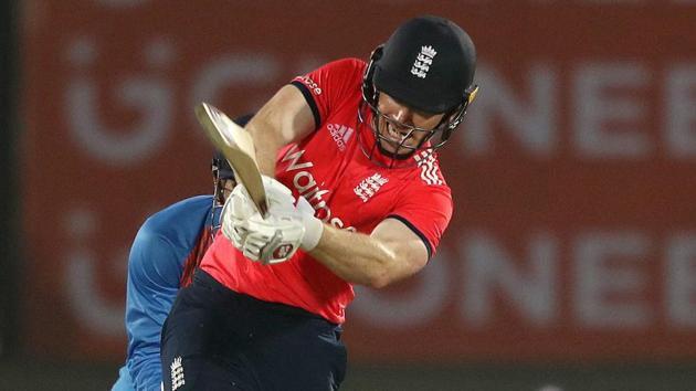 Eoin Morgan slammed his eighth fifty to propel England to a seven-wicket win over India in Kanpur to take a 1-0 lead in the three-match series. (BCCI)