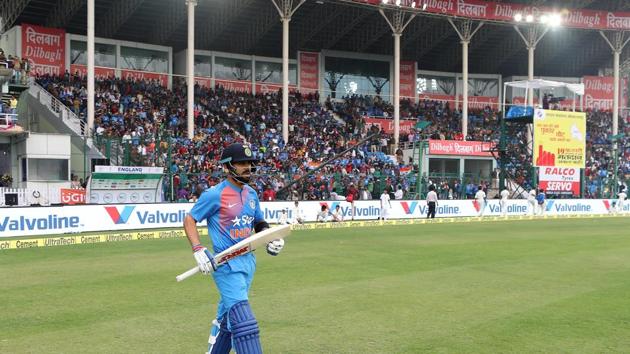 Virat Kohli came to open for the third time in his Twenty20 International career as he sprung a ‘surprise’ on the England team. (BCCI)