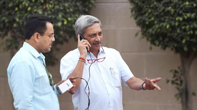Union defence minister Manohar Parrikar at a visit to the NCC Republic Day Camp – 2017, in New Delhi. (PTI Photo) Union defence minister Manohar Parrikar at a visit to the NCC Republic Day Camp – 2017, in New Delhi. (PTI Photo)