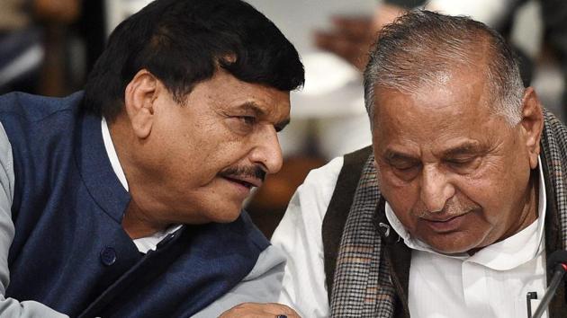 Shivpal Yadav (L) with Mulayam Singh Yadav. (PTI file photo) Shivpal Yadav (L) with Mulayam Singh Yadav. (PTI file photo)
