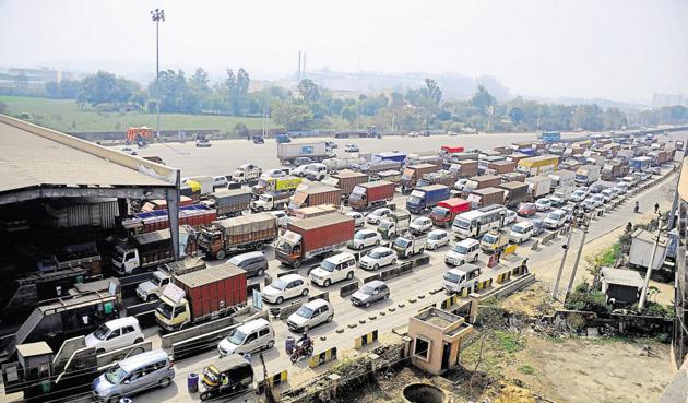 The removal of the Kherki Daula toll will benefit more than 2200 industries at Manesar, hundreds of commercial and residential real estate projects and many other stakeholders. (Parveen Kumar/HT File Photo) The removal of the Kherki Daula toll will benefit more than 2200 industries at Manesar, hundreds of commercial and residential real estate projects and many other stakeholders. (Parveen Kumar/HT File Photo)