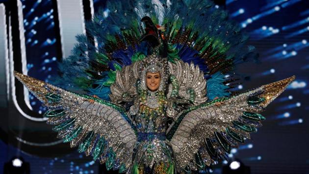 peacock national costume