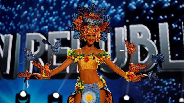 Miss Universe candidate from Dominican Republic, Sal Garcia. (REUTERS) Miss Universe candidate from Dominican Republic, Sal Garcia. (REUTERS)