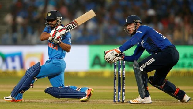 Kedar Jadhav scored 232 runs in three matches in the India vs England series that the hosts won 2-1.(REUTERS)