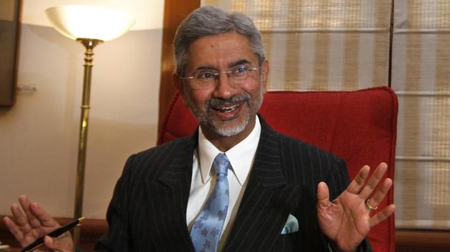 Foreign secretary S Jaishankar at the ministry of external affairs at South Block in New Delhi. (Arvind Yadav/HT Photo) Foreign secretary S Jaishankar at the ministry of external affairs at South Block in New Delhi. (Arvind Yadav/HT Photo)
