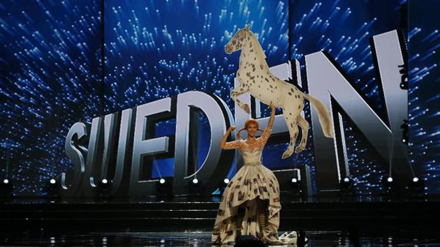Ida Ovmar of Sweden parades in costume. A total of 86 contestants are vying for the title in the grand coronation on January 30 to succeed Pia Wurtzbach of the Philippines. (AP) Ida Ovmar of Sweden parades in costume. A total of 86 contestants are vying for the title in the grand coronation on January 30 to succeed Pia Wurtzbach of the Philippines. (AP)