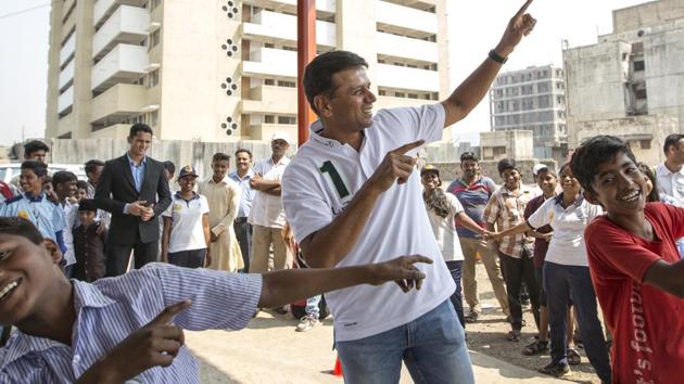 Rahul Dravid refused an honorary doctorate from Bangalore University, stating that he would prefer to earn one through research.(Getty Images for Laureus)