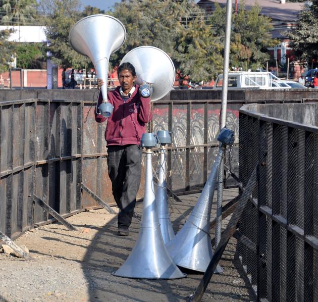 Loudspeaker operators say they are looking forward to brisk business. (HT FILE) Loudspeaker operators say they are looking forward to brisk business. (HT FILE)