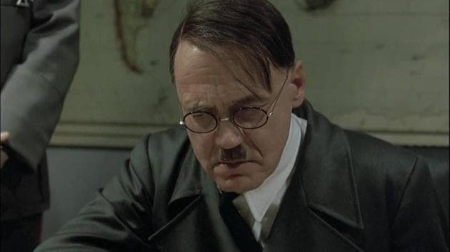 Bruno Ganz playing Hitler in the German film downfall. (Youtube screengrab) Bruno Ganz playing Hitler in the German film downfall. (Youtube screengrab)