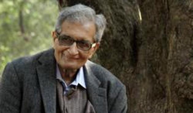 File photo of nobel laureate Amartya Sen during a shooting for a documentary film on him. (PTI) File photo of nobel laureate Amartya Sen during a shooting for a documentary film on him. (PTI)
