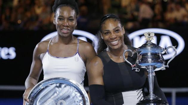 Serena Williams surpassed Steffi Graf by capturing a record 23rd Grand Slam after beating sister Venus 6-4, 6-4 in the Australian Open final on Saturday. (AP)