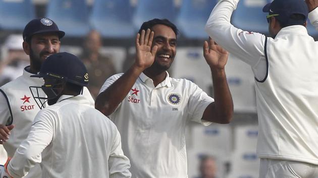 Jayant Yadav sustained an injury in the England series which ruled him out of the Chennai Test and he will be keen to prove his fitness in the warm-up game against Bangladesh.(Photo by:BCCI)