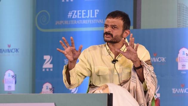 INDIAN AND ISRAELI HIT: Carnatic musician TM Krishna speaks at the Jaipur Literary Festival in January 2016. (Sanjeev Verma/ HT Photo) INDIAN AND ISRAELI HIT: Carnatic musician TM Krishna speaks at the Jaipur Literary Festival in January 2016. (Sanjeev Verma/ HT Photo)