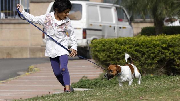 Several RWAs said residential colonies have open spaces that are susceptible to pet litter, creating unsanitary conditions and a menace for joggers. (Sanchit Khanna/HT Photo) Several RWAs said residential colonies have open spaces that are susceptible to pet litter, creating unsanitary conditions and a menace for joggers. (Sanchit Khanna/HT Photo)