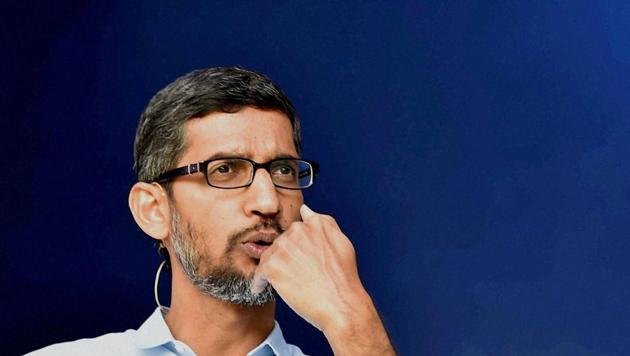 Google CEO Sundar Pichai criticised Trump’s immigration order, banning foreign nationals from seven Muslim-majority countries.(PTI File Photo)