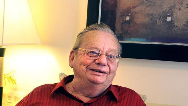 Author Ruskin Bond says there is so much violence in films and TV serials that it is difficult for him to find something to watch on TV that he can actually enjoy. (Subrata Biswas/HT Photo) Author Ruskin Bond says there is so much violence in films and TV serials that it is difficult for him to find something to watch on TV that he can actually enjoy. (Subrata Biswas/HT Photo)
