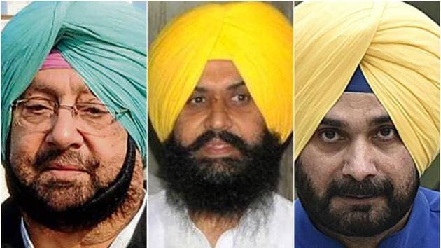 Prominent among those who are facing criminal charges are Navjot Singh Sidhu, Captain Amarinder Singh, and Simarjeet Singh Bains. (HT Photo) Prominent among those who are facing criminal charges are Navjot Singh Sidhu, Captain Amarinder Singh, and Simarjeet Singh Bains. (HT Photo)