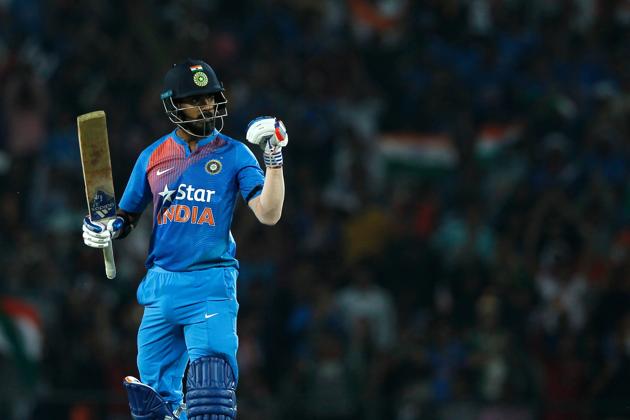 KL Rahul top-scored for India with a 47-ball 71. (BCCI)