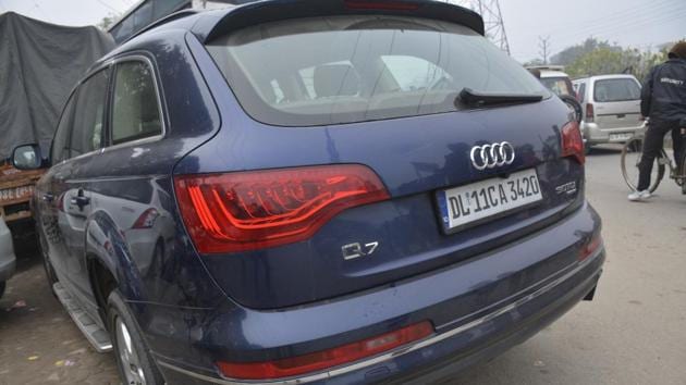 Four persons were killed as a speeding Audi Q7 hit an auto over the Hindon canal road on the intervening night of Friday and Saturday. (HT File) Four persons were killed as a speeding Audi Q7 hit an auto over the Hindon canal road on the intervening night of Friday and Saturday. (HT File)