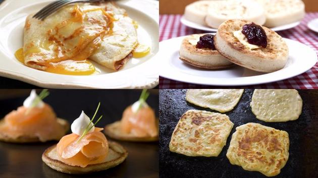 From France’s crêpe Suzette to Britain’s crumpets, countries across the globe have their own local variants, with both savory and sweet specialties to sample. Here’s a look at some of the world’s different types of pancakes. (Istock.com) From France’s crêpe Suzette to Britain’s crumpets, countries across the globe have their own local variants, with both savory and sweet specialties to sample. Here’s a look at some of the world’s different types of pancakes. (Istock.com)