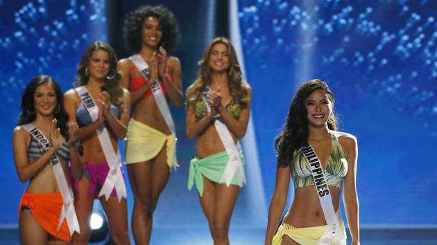 Medina had a hard act to follow in the run-up to the competition, with the wildly popular Filipina Pia Wurtzbach the reigning champion, and hogging much of media attention. (AP)