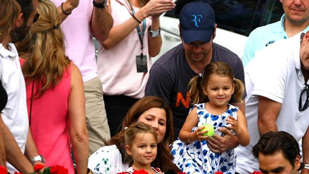Roger and Mirka have four children - two sets of twins. (Corbis via Getty Images)