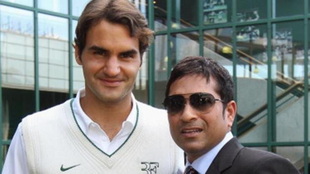Sachin Tendulkar met and interacted with Roger Federer during the 2011 Wimbledon championship.(Getty Images) Sachin Tendulkar met and interacted with Roger Federer during the 2011 Wimbledon championship.(Getty Images)