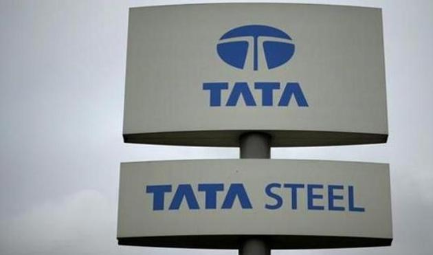 A Tata Steel sign is seen outside their plant in Scunthorpe northern England.(Reuters) A Tata Steel sign is seen outside their plant in Scunthorpe northern England.(Reuters)