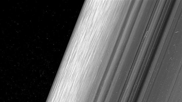 This image shows a region in Saturn’s outer B ring. NASA’s Cassini spacecraft viewed this area at a level of detail twice as high as it had ever been observed before.(Photo: Nasa-Jet Propulsion Lab)