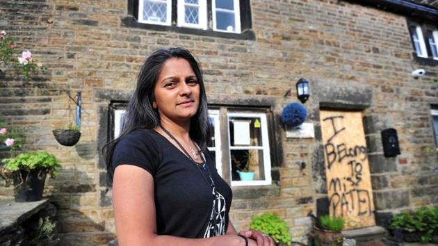 Rekha Patel has been locked in a feud with her neighbour over some building work dating back six years on the home.(Photo credit: manchestereveningnews.co.uk) Rekha Patel has been locked in a feud with her neighbour over some building work dating back six years on the home.(Photo credit: manchestereveningnews.co.uk)