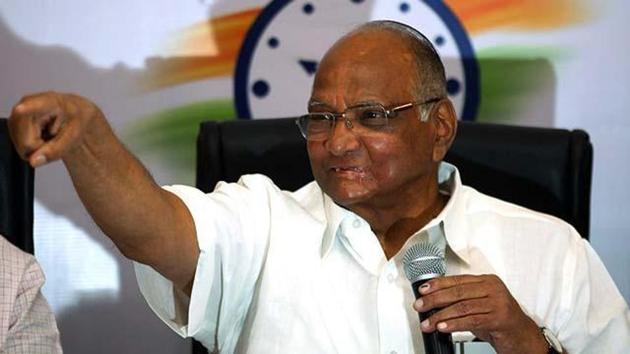 The general presumption is that NCP chief Sharad Pawar’s Padma Vibhushan was to win him over decisively to the BJP’s side given that the party is greatly troubled by its ally, the Shiv Sena, in Maharashtra.(HT FILE)