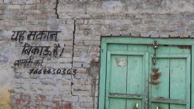 Abandoned house in west UP. (HT File Photo) Abandoned house in west UP. (HT File Photo)