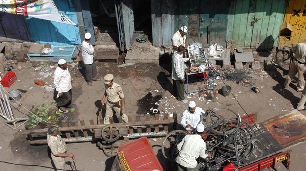 Six persons died and 100 were injured in the bomb blast at Malegaon on September 29, 2008.(File photo)